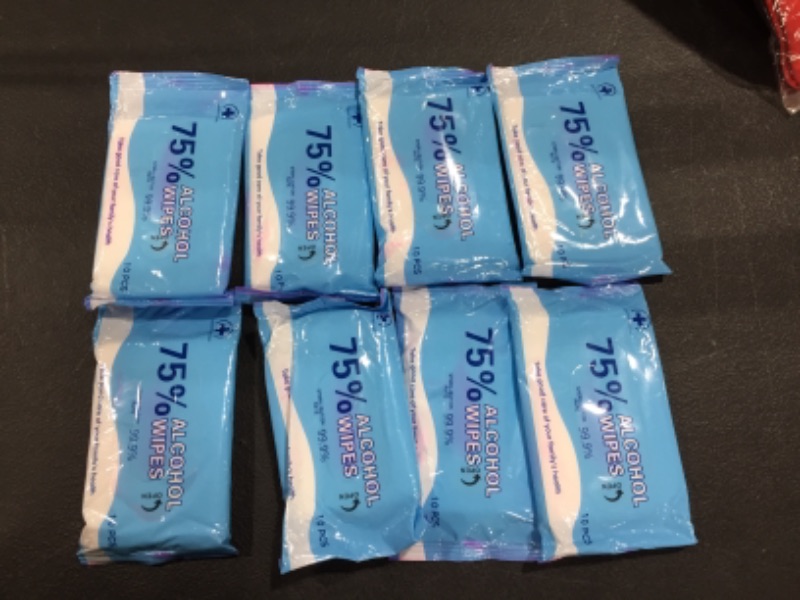 Photo 1 of 80PC alcohol wipes, portable-travel size 