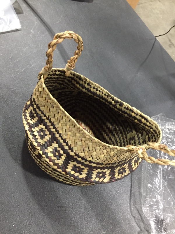 Photo 1 of woven basket with handles