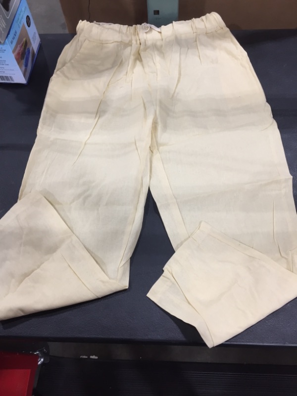 Photo 1 of Beige elastic waisted pants, 3XL 