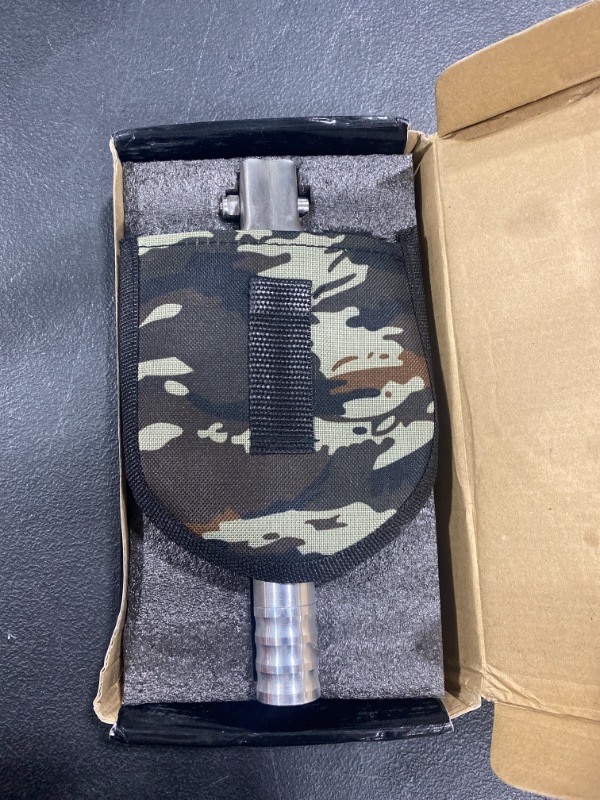 Photo 1 of Collapsible folding shovel, camo design 