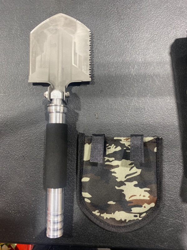 Photo 2 of Collapsible folding shovel, camo design 