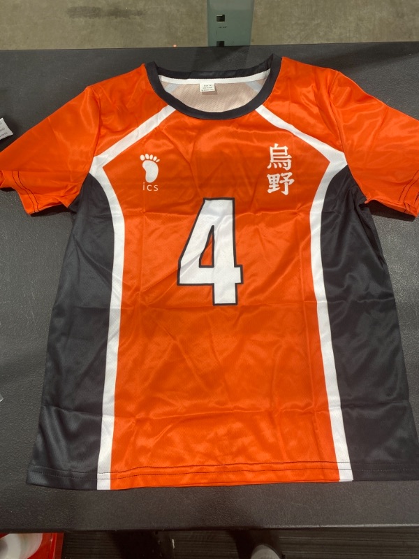 Photo 1 of Size M, orange jersey styled shirt