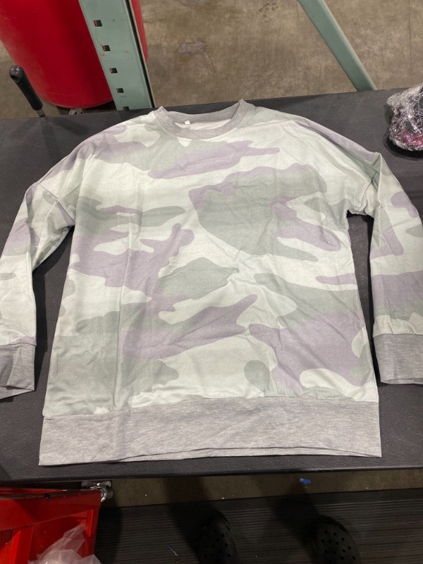 Photo 1 of Large, pastel camo sweater 