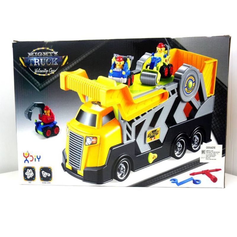 Photo 1 of Mighty Truck Velocity Car have sound effects this product included large trucks are equipped with 2 small engineering ve
