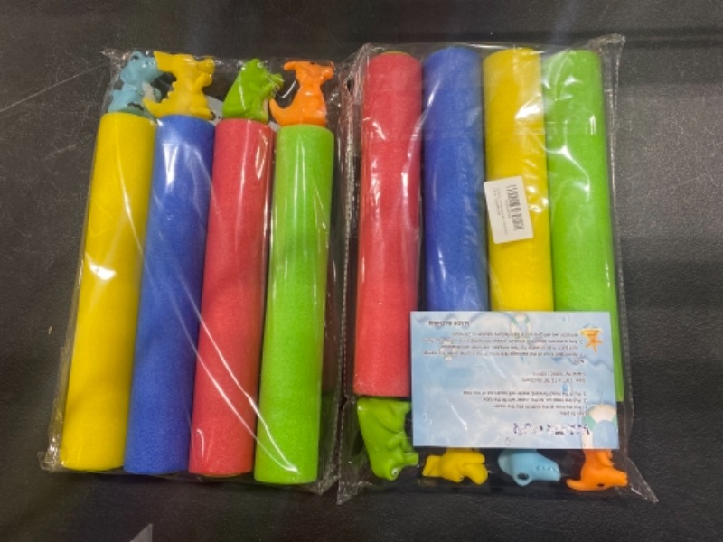 Photo 2 of qinggui 4 pack dinosaur water gun, Pack of two 