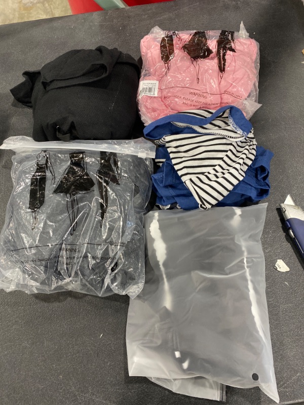 Photo 1 of Box lot - clothing items (assorted sizes)