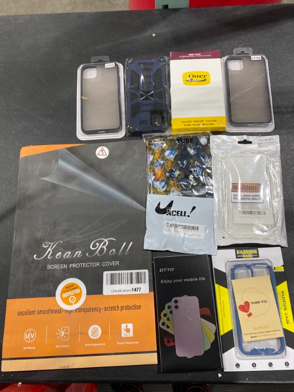 Photo 1 of Box lot - various cases and Kean Ball screen protector cover 