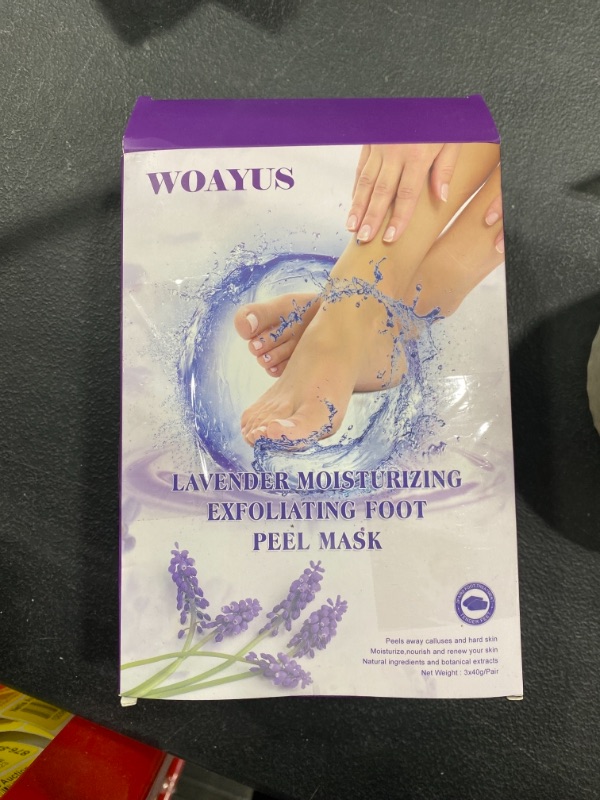 Photo 3 of 2 Pairs Foot Peel Mask Exfoliant for Soft Feet in 1-2 Weeks, Exfoliating Booties for Peeling Off Calluses & Dead Skin, For Men & Women Lavender by BEALUZ
