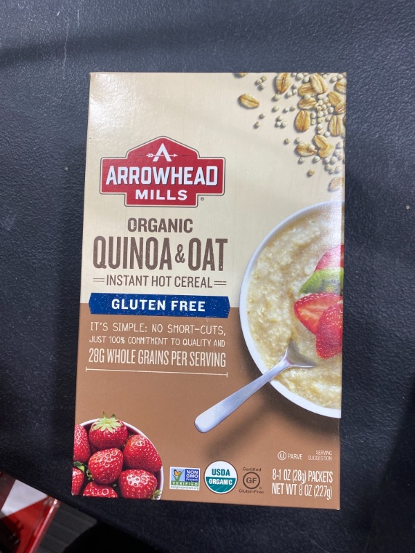 Photo 3 of Arrowhead Mills Organic Instant Hot Cereal, Quinoa and Oat, Gluten Free, 8 Ounce
