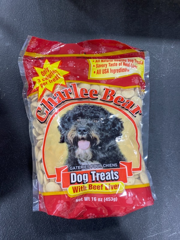 Photo 2 of Charlee Bear Original Crunch Beef Liver Dog Treats, 16 oz - Made in The USA, Natural Training Treats for Dogs
06.10.23