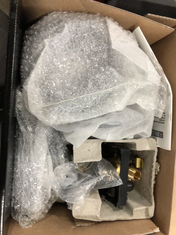 Photo 1 of Delta Chamberlain In2ition 2-in-1 Single-Handle 4-Spray Shower Faucet in Matte Black