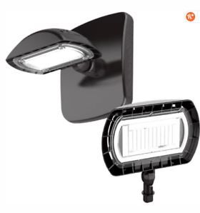 Photo 1 of Commercial Electric Outdoor LED Security Flood Light and Wall Mount Kit