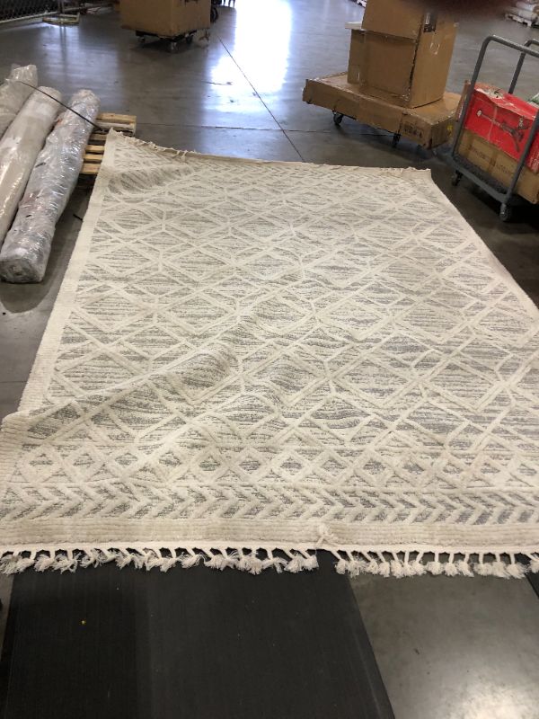 Photo 1 of 7"6 x 10"6ft White Rug