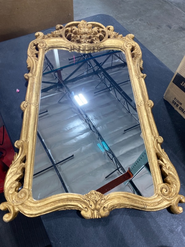 Photo 1 of 37x21 inch Gold ancient styled mirror