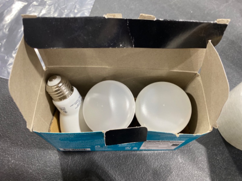 Photo 1 of 3 Pack - EcoSmart 50W Equivalent Soft White BR20 Dimmable LED Light Bulb