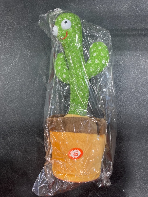 Photo 2 of Dancing Cactus Toy,Talking Repeat Singing Sunny Cactus Toy,Sunny The Cactus,Sing,Repeat,Dancing,Recording,LED(120 Songs)
