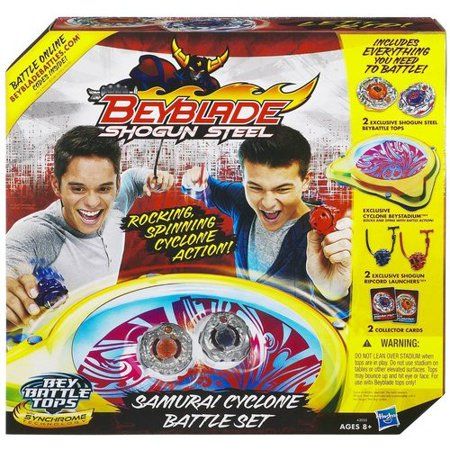 Photo 1 of Beyblade Shogun Steel Samurai Cyclone Battle Set Stadium Beyblades Cards Boxed
