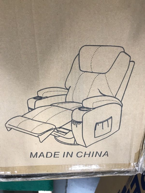 Photo 1 of Cream Colored reclining Massage Chair
ONLY BOX 2/2 - FOR PARTS ONLY