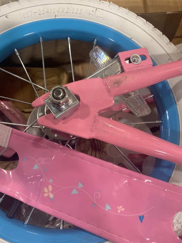 Photo 4 of JOYSTAR Fairy Girls Bike for 2-9 Year Kids, Best Kids Bike with Training Wheels & Hand brake
