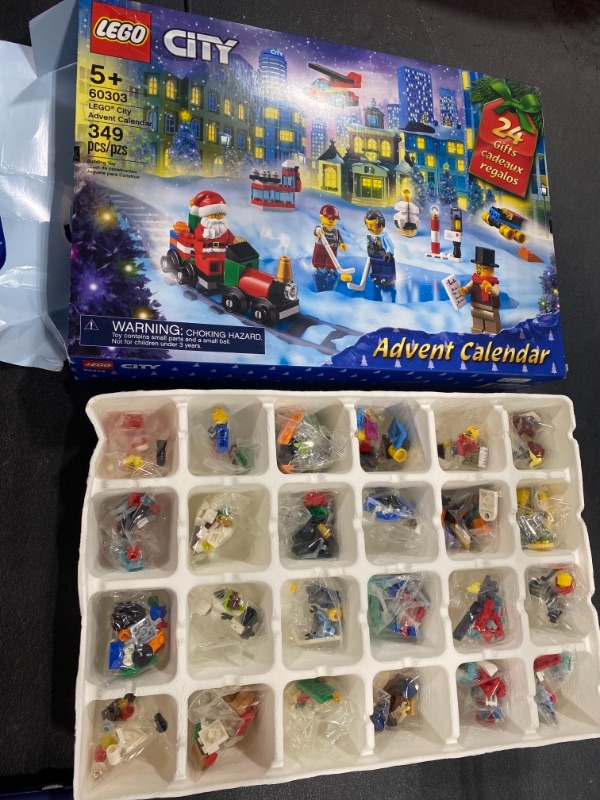 Photo 5 of LEGO City Advent Calendar 60303 Building Kit; Includes City Play Mat; Best Christmas Toys for Kids; New 2021 (349 Pieces)
