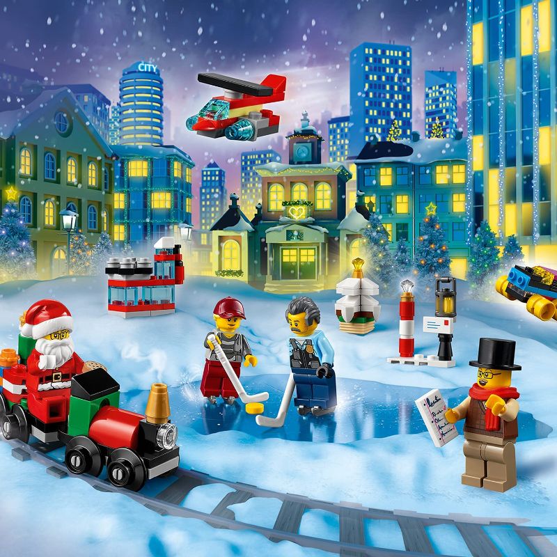 Photo 2 of LEGO City Advent Calendar 60303 Building Kit; Includes City Play Mat; Best Christmas Toys for Kids; New 2021 (349 Pieces)
