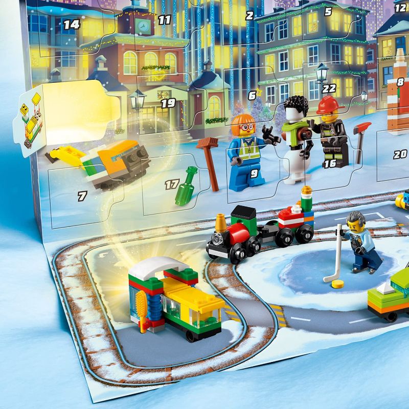 Photo 4 of LEGO City Advent Calendar 60303 Building Kit; Includes City Play Mat; Best Christmas Toys for Kids; New 2021 (349 Pieces)
