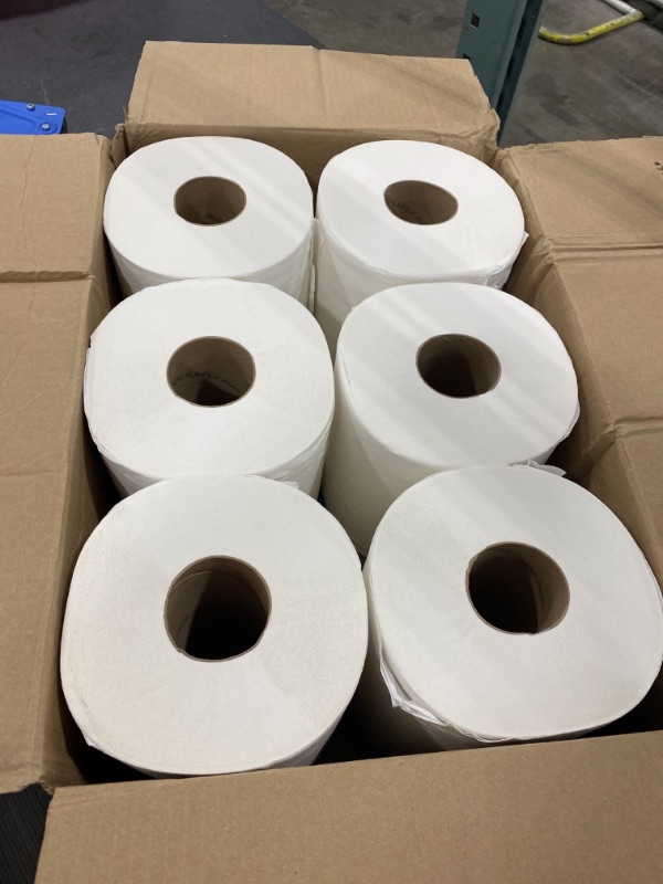 Photo 2 of SofPull White Center-Pull Paper Towel Rolls, 6 Rolls (GPC 281-24)
