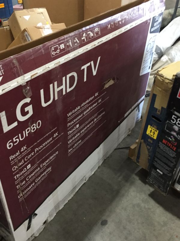 Photo 4 of LG 65UP8000PUA 65 Inch 4K TV 2021 Model Bundle with Premium 2 Year Extended Protection Plan