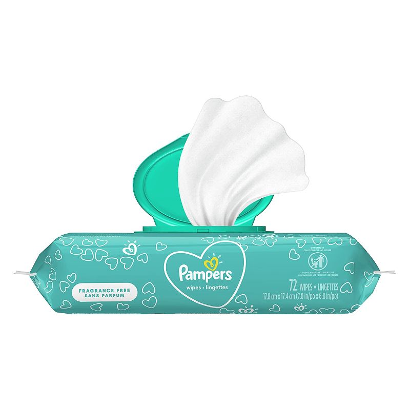 Photo 1 of Pampers Baby Wipes Complete Clean scented 1X Pop-Top 72 Count - 2 PACK