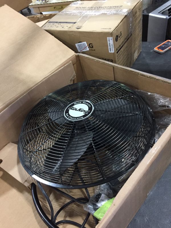Photo 2 of Air King 9318 Industrial Grade High Velocity Multi Mount Fan, 18-Inch,Black
