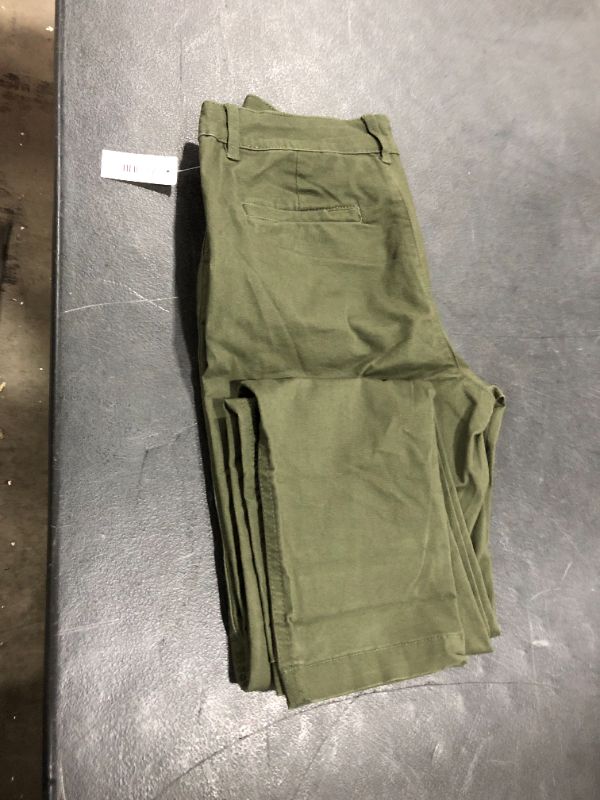 Photo 2 of Amazon Essentials Women's Cropped Girlfriend Chino Pant size 2