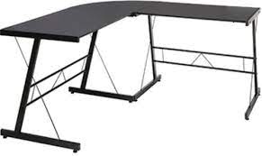 Photo 1 of 60" L - Shaped Metal Frame Desk Corner Computer Desk - OFM
