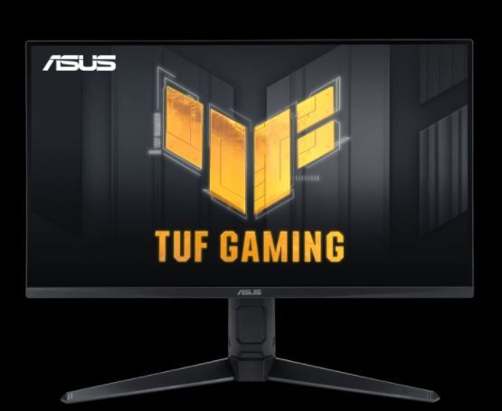 View 1 of TUF Gaming VG28UQL1A HDMI 2.1 Gaming Monitor — 28-inch 4K UHD (3840 x 2160), Fast IPS, 144 Hz, 1 ms GTG, NVIDIA G-Sync compatible, AMD FreeSync™ Premium, DSC, ELMB Sync, Variable Overdrive, DisplayHDR™ 400, DCI-P3 90%