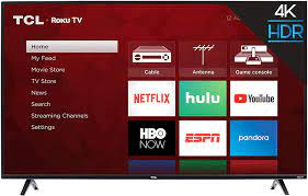 Photo 3 of 3 Pack of TV's Including TCL 43 Inch 4K Ultra HD Smart ROKU LED TV, RCA 58 4k Smart TV, and 65" Class Q60T Series QLED 4K UHD Smart TV (SCREENS NONFUNCTIONAL AND REQUIRE REPAIR)