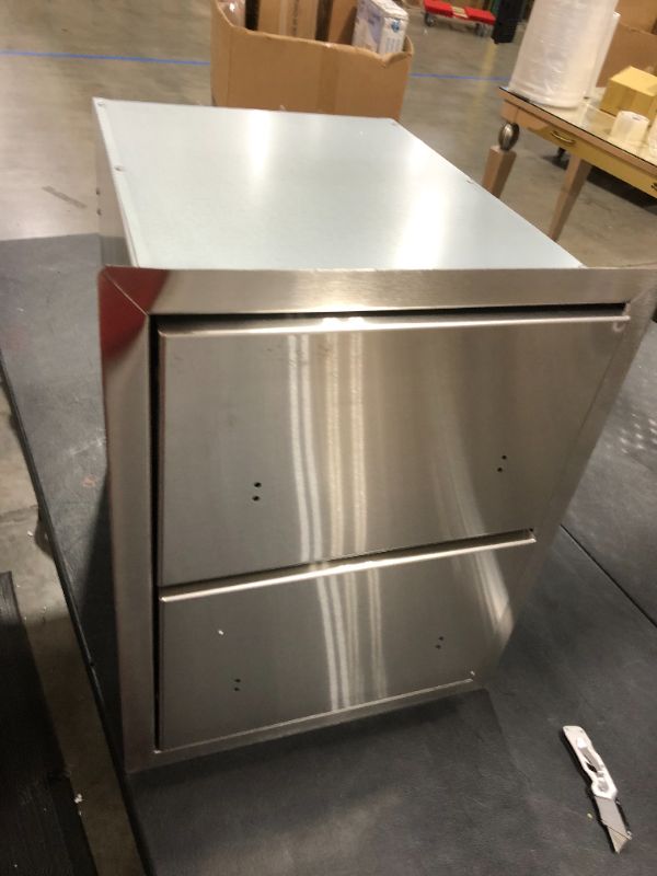 Photo 3 of KitchenAid 18 in. Built in Grill 2 Drawer Large Cabinet