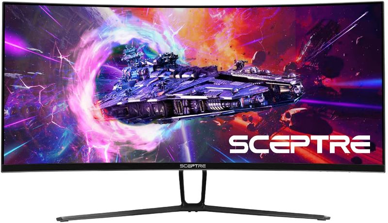 Photo 1 of Scepter 35-inch Curved QHD 3440x1440 Ultra Wide LED Creative Monitor (C355W-3440UN)