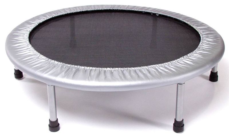 Photo 1 of 36-Inch Folding Trampoline, Gray