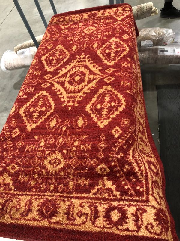 Photo 1 of 60 x 40 in Red Rug