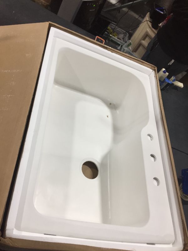 Photo 1 of 33x22 inch plastic sink white 