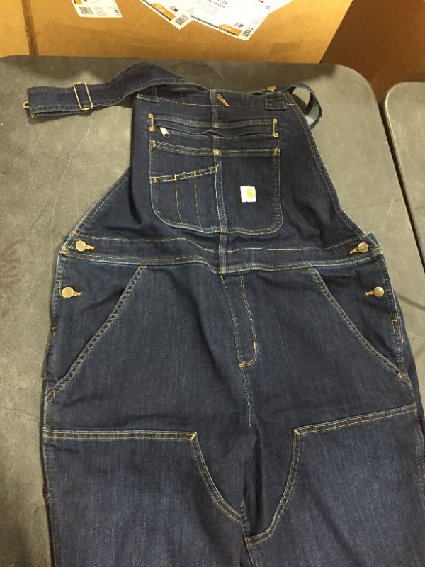 Photo 3 of CARHARTT RUGGED FLEX® DENIM DOUBLE FRONT BIB OVERALLS XL
