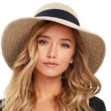 Photo 1 of FURTALK Sun Hats for Women Wide Brim Straw Hat Beach Hat UPF UV Foldable Packable Cap for Travel
