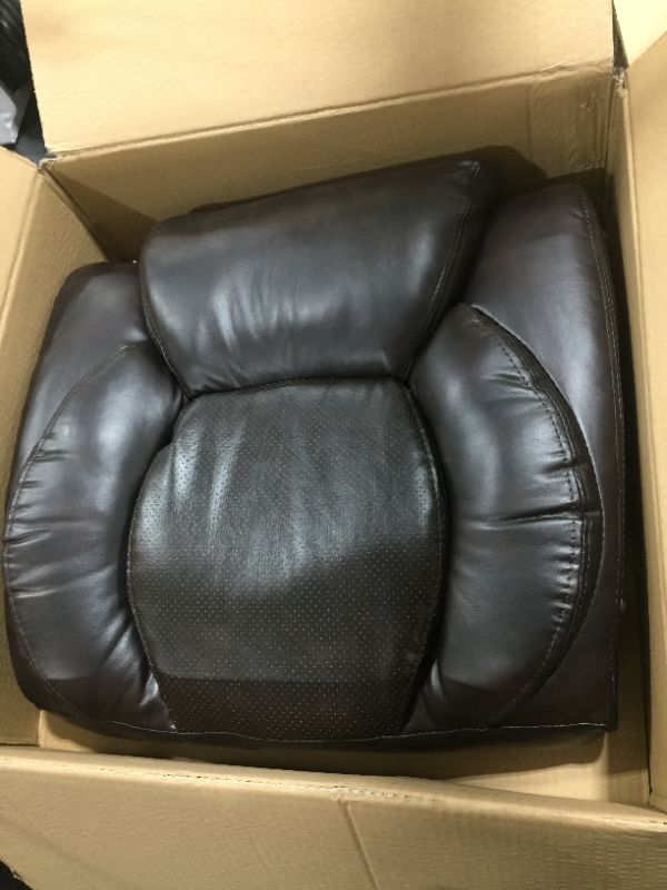 Photo 1 of office chair part seat only brown faux leather