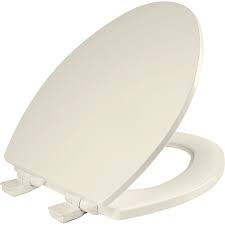 Photo 1 of BEMIS Atwood Elongated Closed Front Toilet Seat in Biscuit