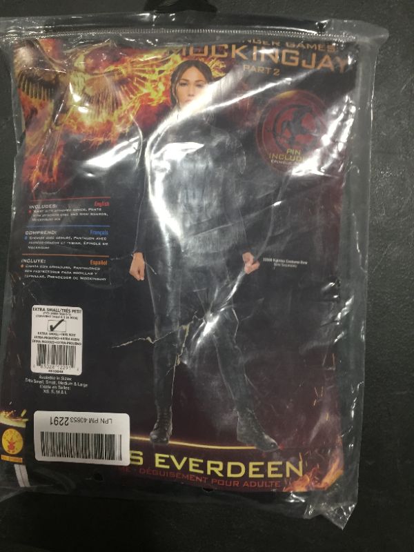 Photo 3 of Adult Katniss Mockingjay Fancy Dress Costume--- size x small
