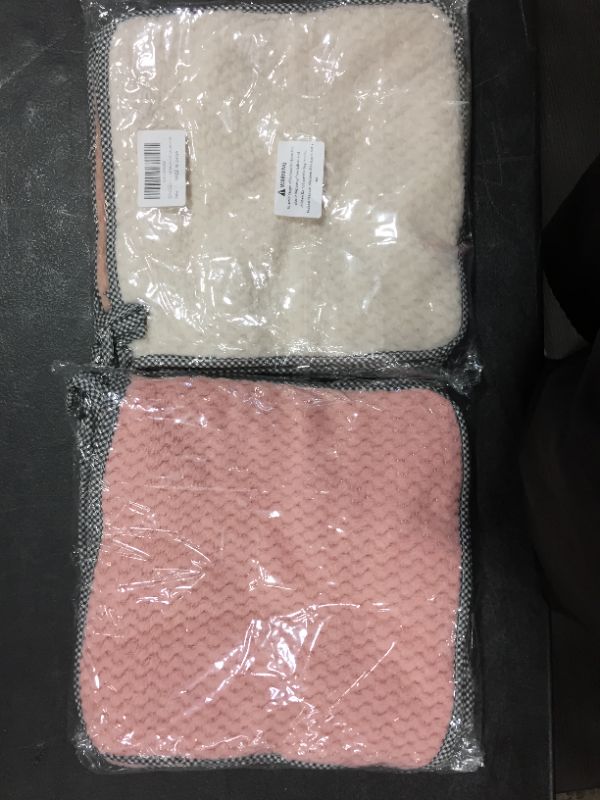 Photo 1 of 2pk coral beige reversible oven clothes 