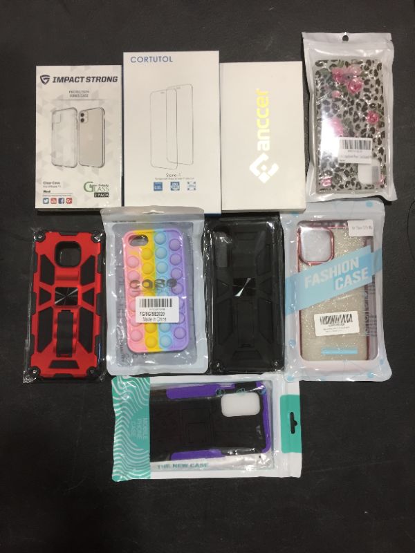 Photo 1 of 25 Pack of Miscellaneous Phone Cases of Varying Brands and Models 
