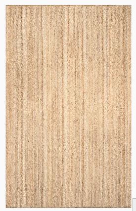 Photo 1 of nuLOOM 5 x 8 Jute Natural Oval Indoor Area Rug