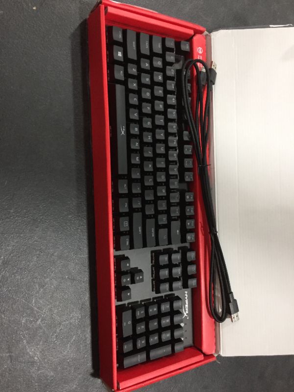 Photo 2 of HyperX Alloy FPS RGB Mechanical Gaming Keyboard,SilverRTN
