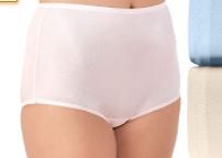Photo 1 of 4 Vanity Fair Perfectly Yours Tailored Brief Panties 15318 White Glow --- size 7/l
