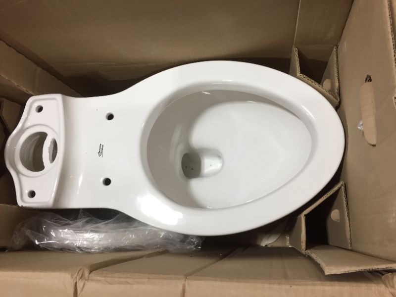 Photo 3 of Champion Tall Height 2-Piece High-Efficiency 1.28 GPF Single Flush Elongated Toilet in White Seat Included